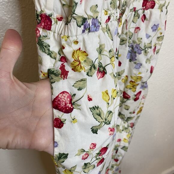 Ralph Lauren Big Girl Floral Smocked Cotton Batiste Jumpsuit Multi Size 16 - Picture 5 of 9